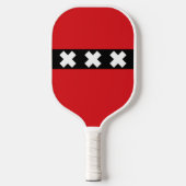Raquette De Pickleball Drapeau Amsterdam (Recto)