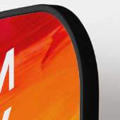 Raquette De Pickleball Drapeau arc-en-ciel Pickleball LGBTQ - Inclusive (Détail gauche)