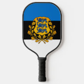 Raquette De Pickleball Drapeau/armoiries de l'Estonie (Recto)