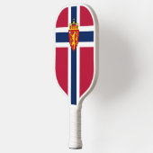 Raquette De Pickleball Drapeau/Armoiries de Norvège (Gauche)