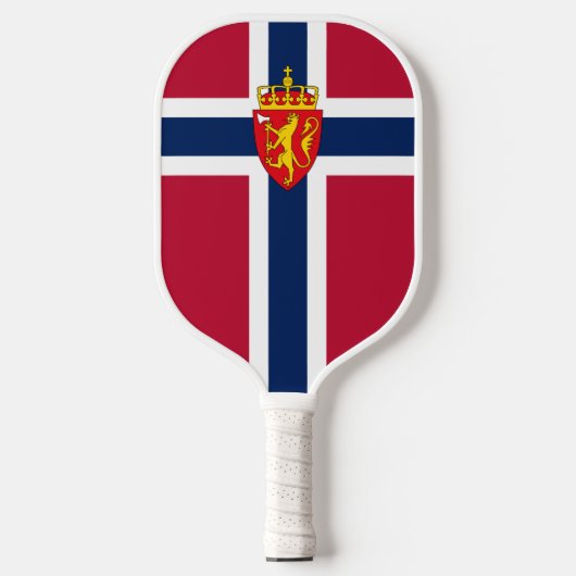 Raquette De Pickleball Drapeau/Armoiries de Norvège (Recto)