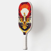 Raquette De Pickleball Drapeau artistique égyptien Aigle (Gauche)