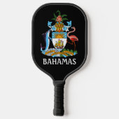 Raquette De Pickleball Drapeau Bahamas (Verso)