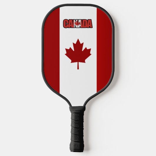Raquette De Pickleball Drapeau canadien (Verso)