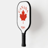 Raquette De Pickleball Drapeau canadien rouge et blanc du Canada (Gauche)