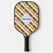 Raquette De Pickleball Drapeau colombien et colombien avec votre nom (Recto)