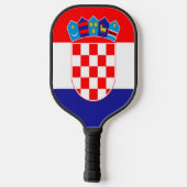Raquette De Pickleball Drapeau croate (Verso)