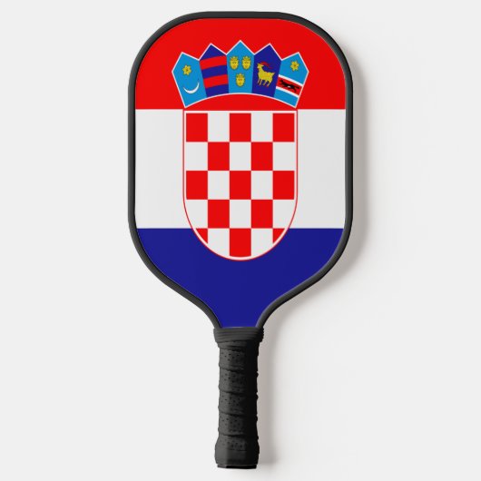Raquette De Pickleball Drapeau croate (Verso)