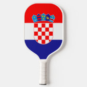 Raquette De Pickleball Drapeau Croatie (Verso)