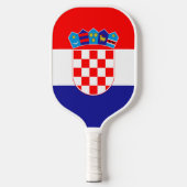 Raquette De Pickleball Drapeau Croatie (Recto)