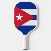 Raquette De Pickleball Drapeau Cuba (Verso)