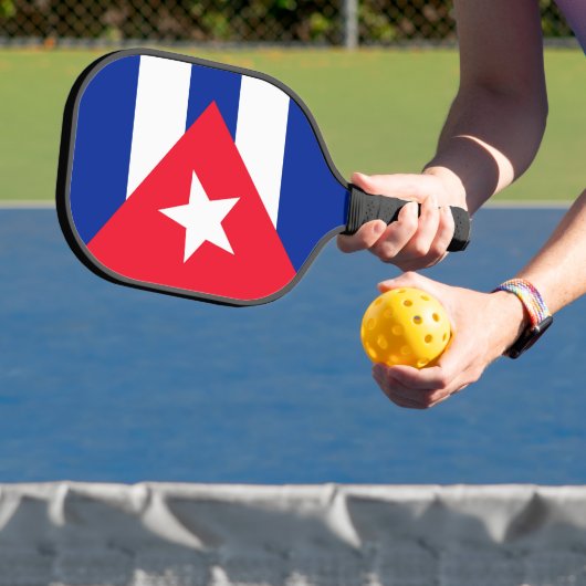 Raquette De Pickleball Drapeau Cuba (Insitu)
