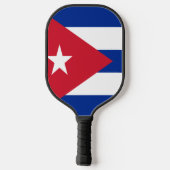 Raquette De Pickleball Drapeau cubain (Verso)
