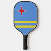 Raquette De Pickleball Drapeau d'Aruba (Verso)