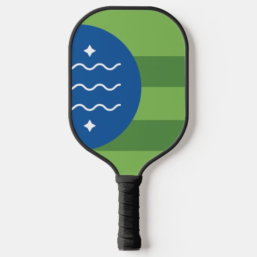 Raquette De Pickleball Drapeau de Bellingham, Washington (Recto)