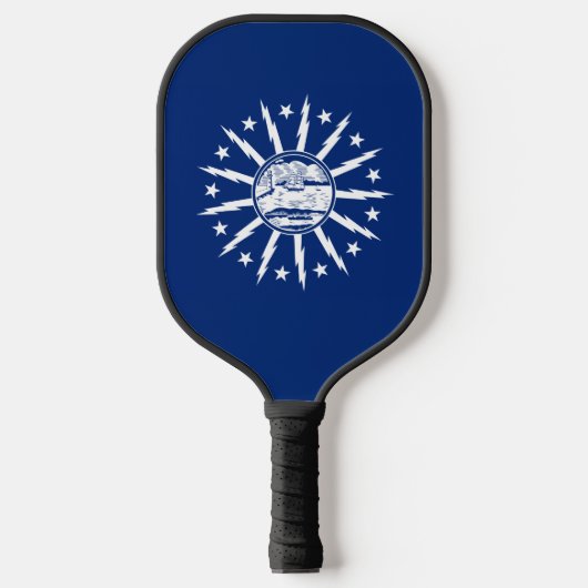 Raquette De Pickleball Drapeau de Buffalo, New York (Recto)