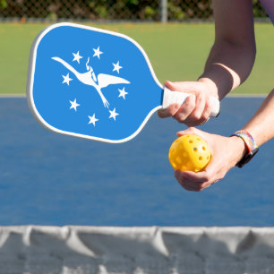 Raquette De Pickleball Drapeau de Corpus Christi, Texas