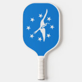 Raquette De Pickleball Drapeau de Corpus Christi, Texas (Recto)