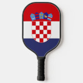 Raquette De Pickleball Drapeau de Croatie (Verso)