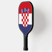 Raquette De Pickleball Drapeau de Croatie (Gauche)