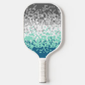 Raquette De Pickleball Drapeau de fierté abstrait pixelisé tripant Frayro (Recto)