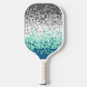 Raquette De Pickleball Drapeau de fierté abstrait pixelisé tripant Frayro (Verso)