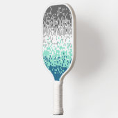 Raquette De Pickleball Drapeau de fierté abstrait pixelisé tripant Frayro (Gauche)