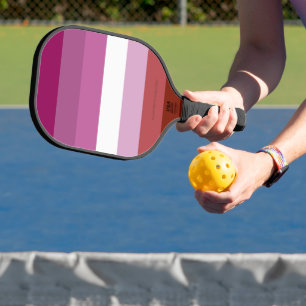 Raquette De Pickleball Drapeau de fierté lesbienne de SlipperyJoe féminin