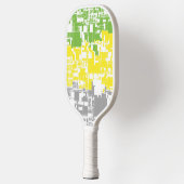 Raquette De Pickleball Drapeau de fierté lithromantique abstrait funky gé (Gauche)