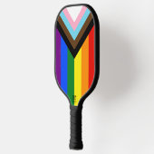 Raquette De Pickleball Drapeau de fierté Progress Pride de SlipperyJoe si (Gauche)