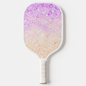 Raquette De Pickleball Drapeau de fierté Trixic Abstrait Bohème Squiggly (Recto)