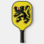 Raquette De Pickleball Drapeau de Flandre (Recto)