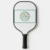Raquette De Pickleball Drapeau de Fort Pembroke Pines, Floride (Verso)
