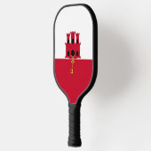 Raquette De Pickleball Drapeau de Gibraltar (Gauche)