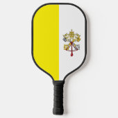 Raquette De Pickleball Drapeau de la Cité du Vatican (Verso)