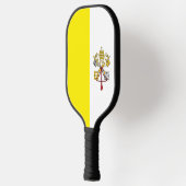 Raquette De Pickleball Drapeau de la Cité du Vatican (Gauche)