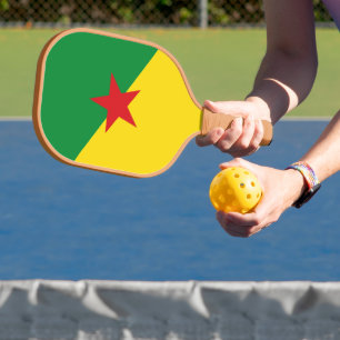 Raquette De Pickleball Drapeau de la Guyane