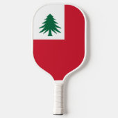 Raquette De Pickleball Drapeau de la Nouvelle-Angleterre (pin seulement)  (Verso)