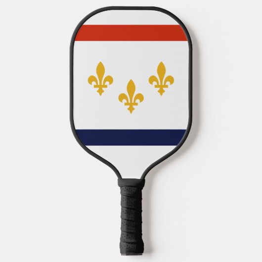 Raquette De Pickleball Drapeau de la Nouvelle-Orléans, Louisiane (Recto)
