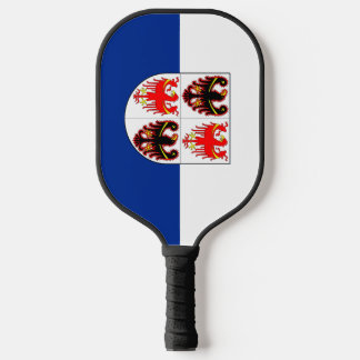 Raquette De Pickleball Drapeau de la région italienne Trentino Alto Adige