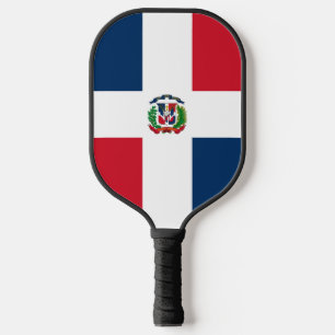 Raquette De Pickleball Drapeau de la République Dominicaine