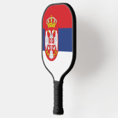 Raquette De Pickleball drapeau de la Serbie (Gauche)