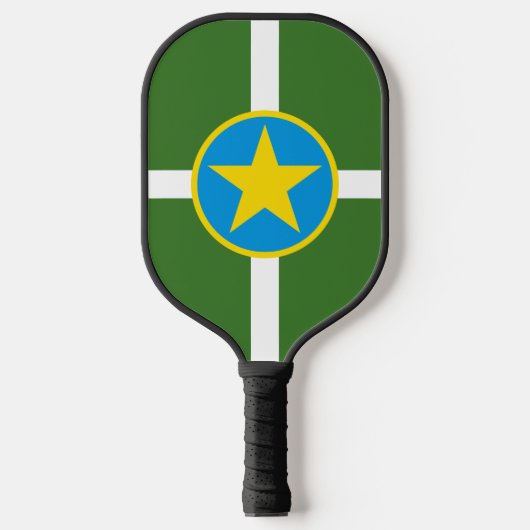Raquette De Pickleball Drapeau de la ville de Jackson, Mississippi (Recto)