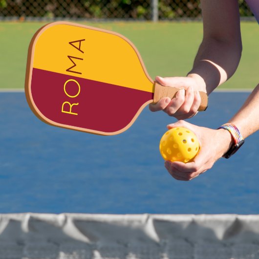 Raquette De Pickleball Drapeau de la ville de Rome, Italie (Insitu)