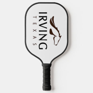 Raquette De Pickleball Drapeau de la ville d'Irving (Texas)