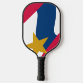 Raquette De Pickleball Drapeau de Lafayette, Indiana (Verso)
