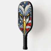 Raquette De Pickleball Drapeau de l'aigle à tête blanche américain (Gauche)