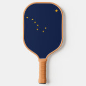 Raquette De Pickleball Drapeau de l'Alaska (Verso)