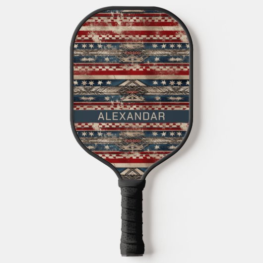Raquette De Pickleball Drapeau de l'Amérique occidentale (Recto)