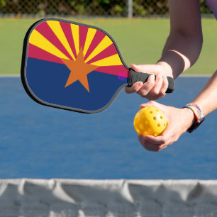 Raquette De Pickleball Drapeau de l'Arizona
